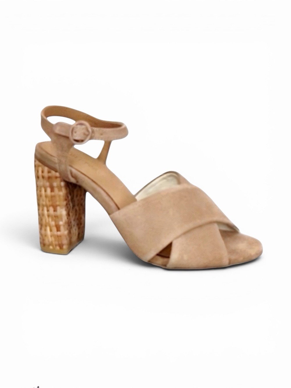 Soludos Olivia Suede Block Heel Sandals